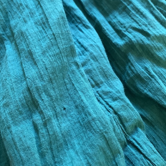 Chico’s Matchstick Maxi Skirt Ombré Green Color Large - Picture 5 of 6